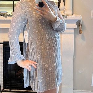 RD Style long sleeve floral dress